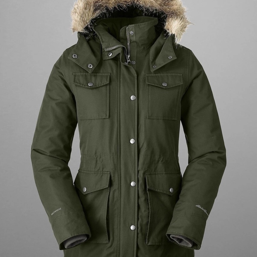 Eddie Bauer Women's Westbridge Parka with Faux Fur Trim, XS
